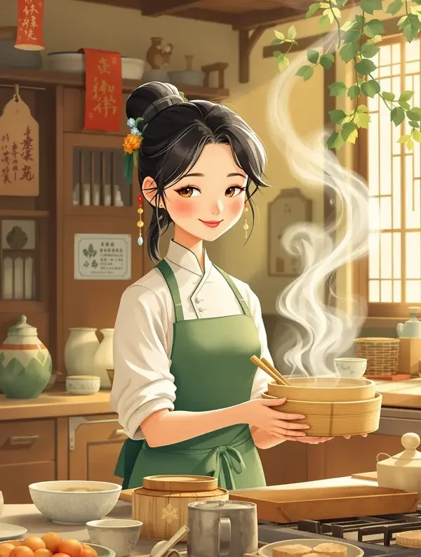 长安小厨娘 短剧封面 - 免费黄果短剧